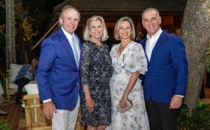 Jerry Pate, Susie Pate, Idarmis de Velazquez, and Juan Velazquez