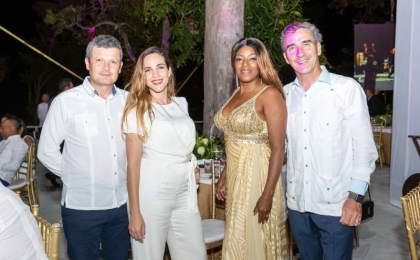 Pablo and Maria Luisa Jaureguizar, Jorge Arribe, and Gretel Garcia