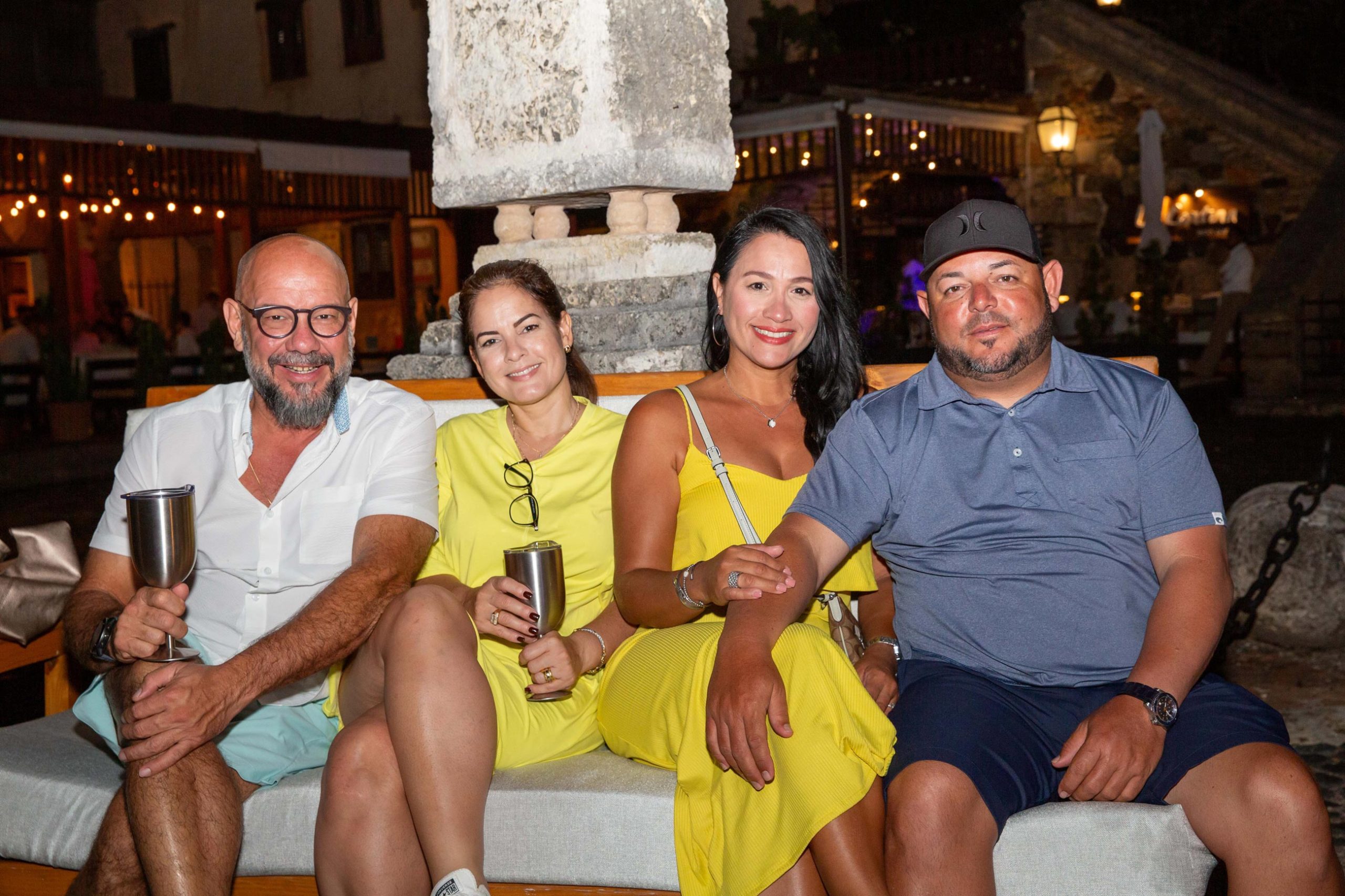 Faces of enjoyment and joy at the second installment of Jazzy Night in Chavón