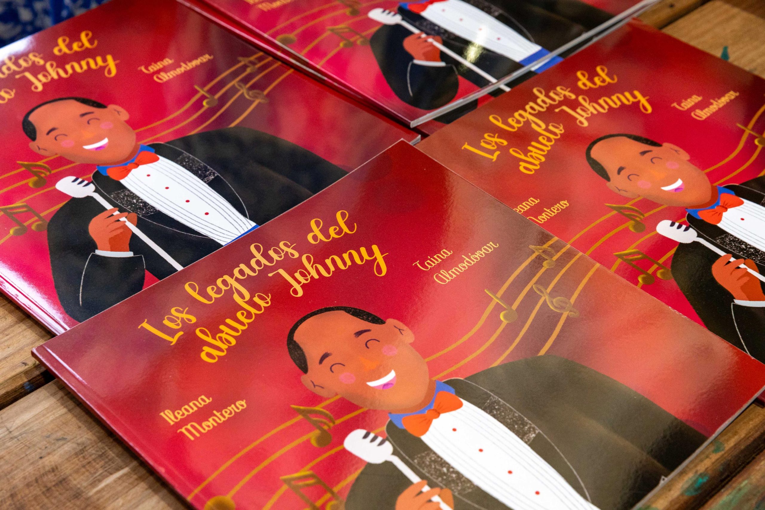 Children's book presented in honor of Johnny Ventura at the Altos De Chavón Archaeological Museum.