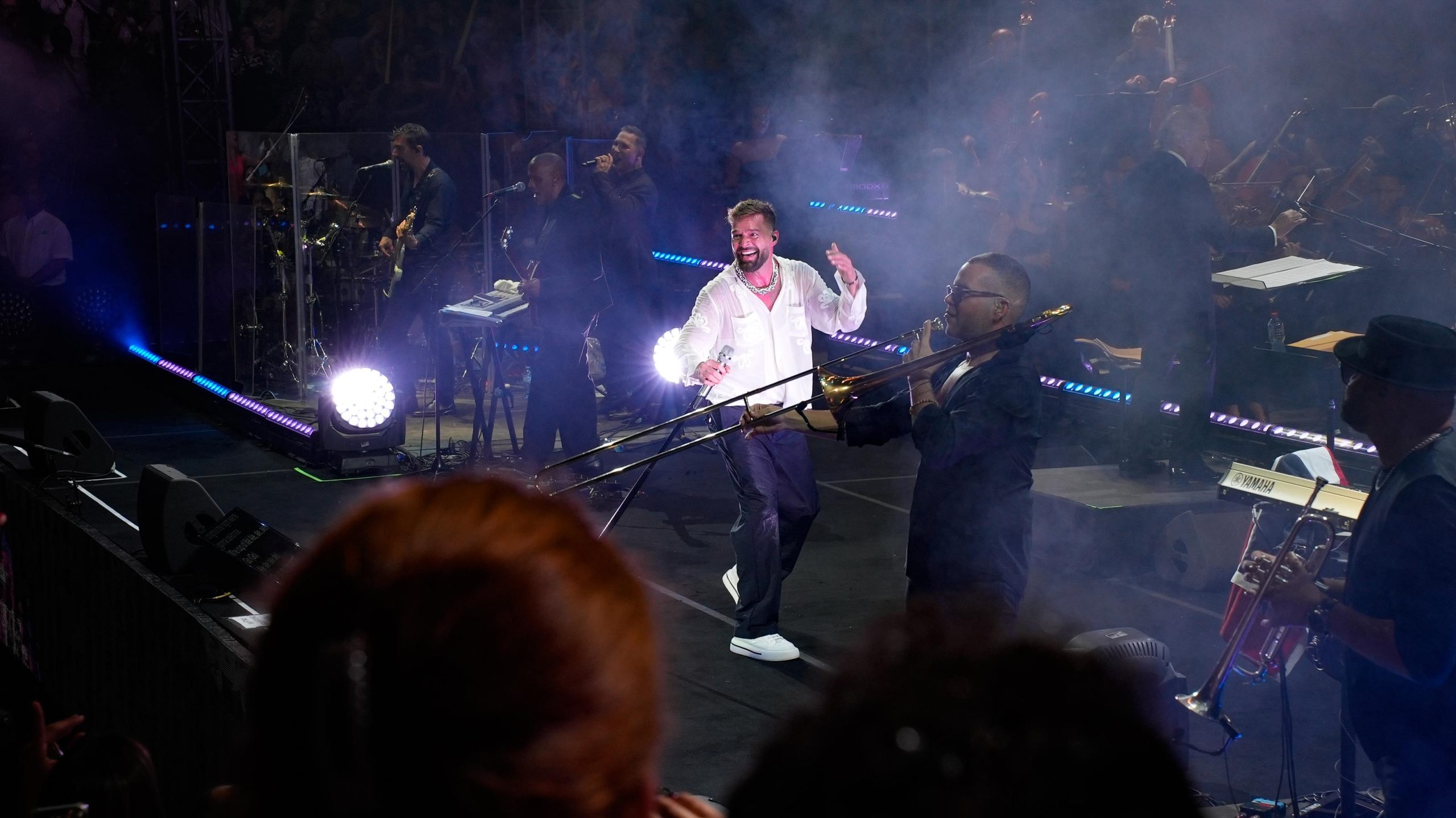 Ricky Martin sets the Altos de Chavón Amphitheater vibrating