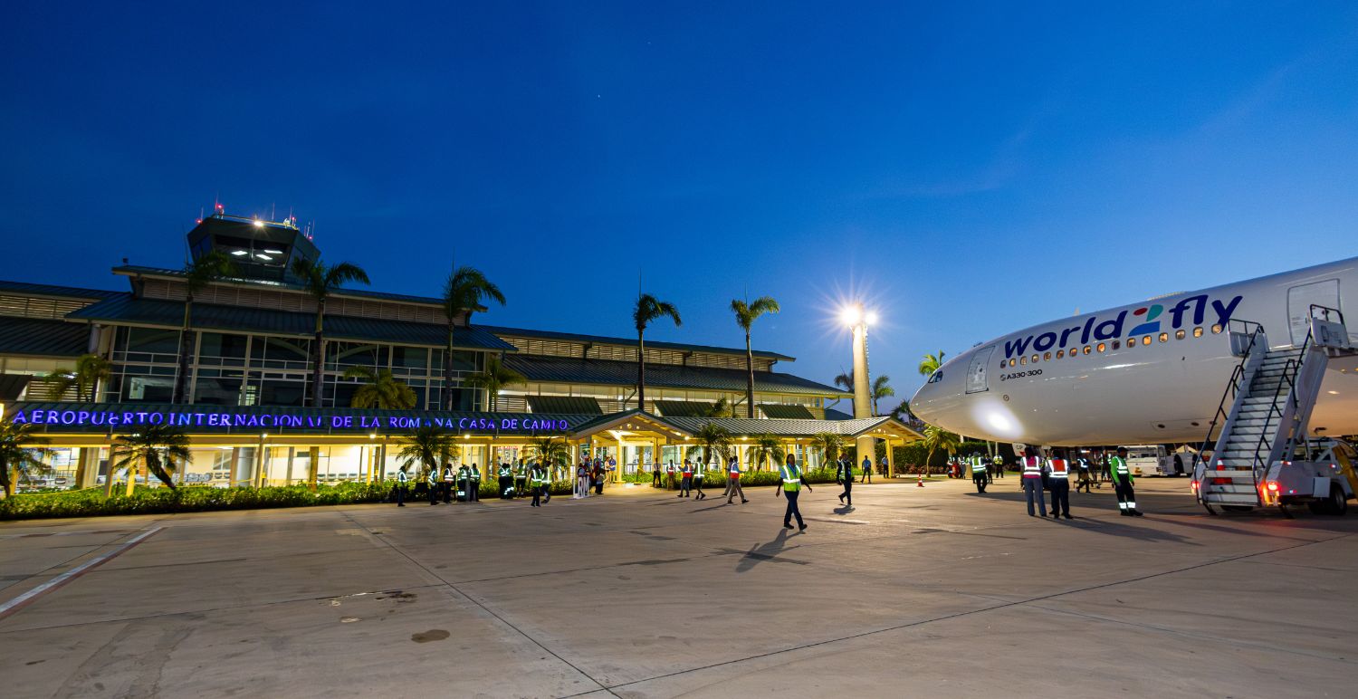 La Romana Airport receives the first World2Fly Portugal flight from Lisbon, kicking off the summer 2025 season.