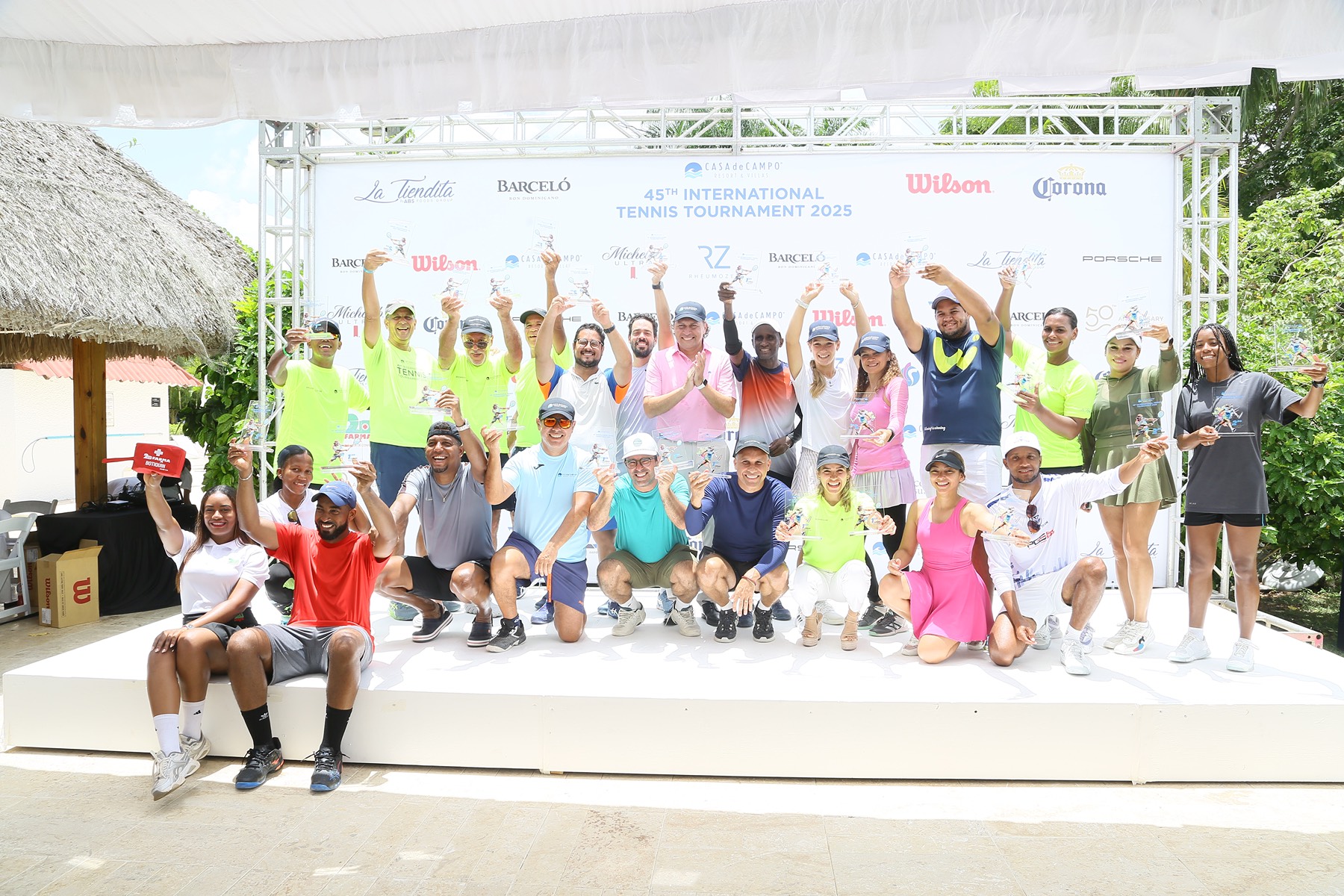 Resounding success at the celebration of the 45th anniversary of the Copa Casa de Campo Tennis Tournament